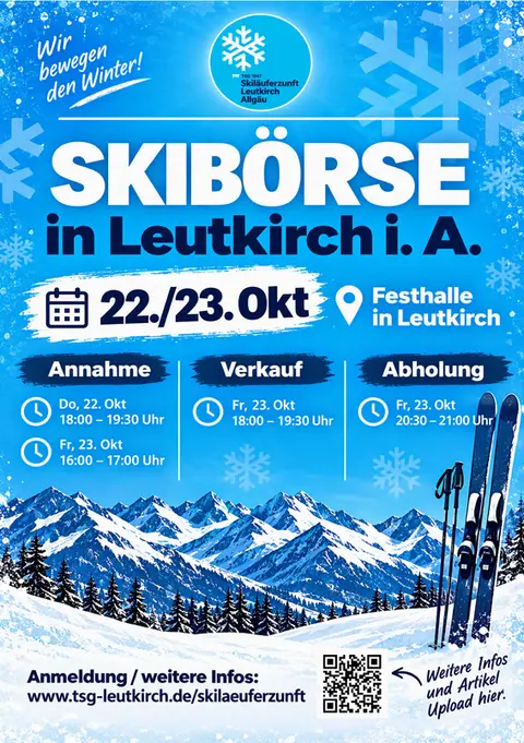 Skibörse TSG-Skiläuferzunft Leutkirch
