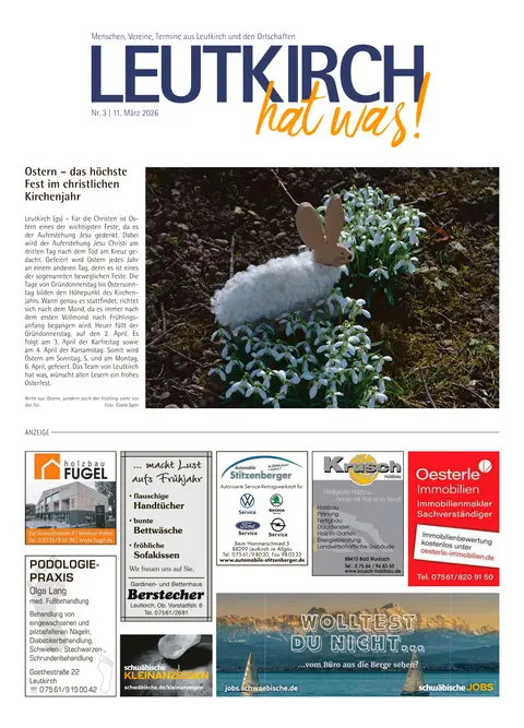 11.03.2026 Leutkirch hat was