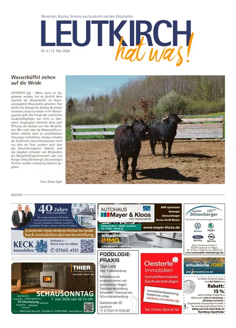 13.05.2026 Leutkirch hat was